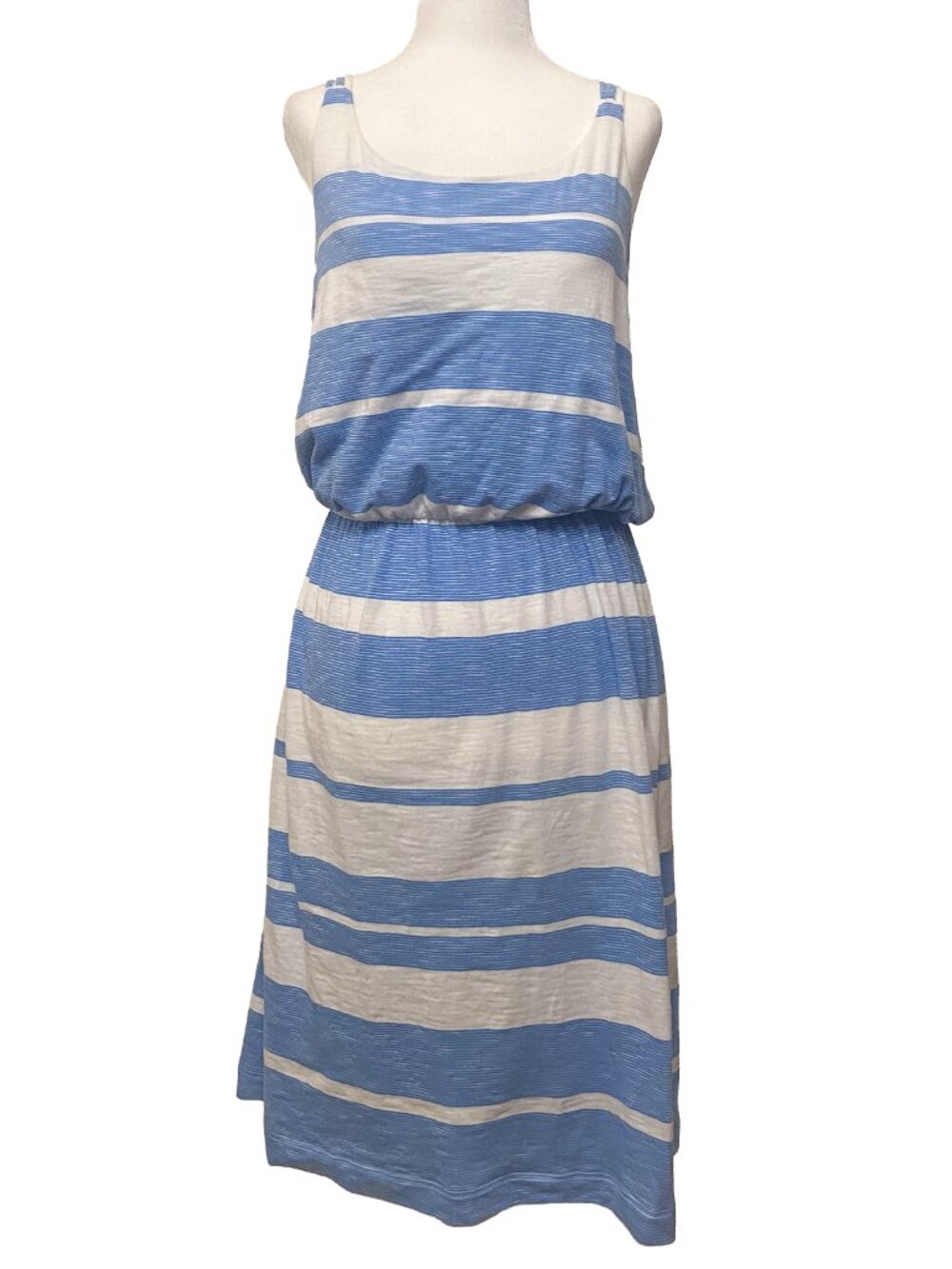 Lilly Pulitzer Lockwood Blue Lazy Days Tank Dress Sz S Coastal Beachy Vibes
